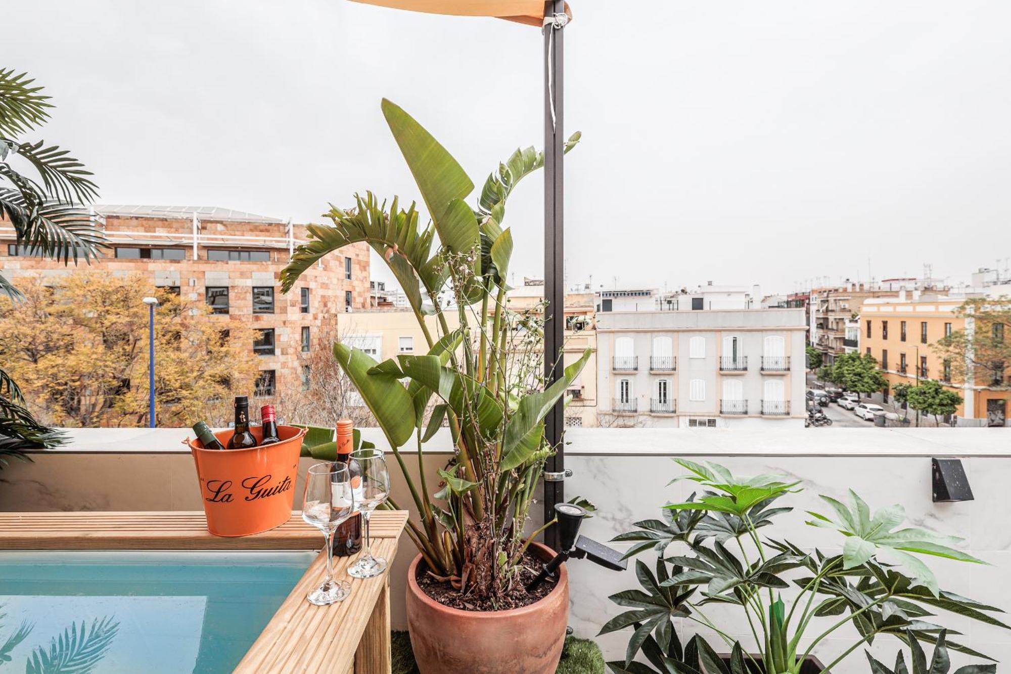 塞维利亚Fantastico Atico 2 Hab Y Gran Terraza Privada公寓 外观 照片